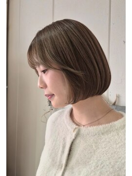 アンダーバーホワイト 広島 並木店(_WHITE) 丸みボブ