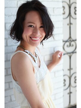 エス ヘアメイク スペース(es hair make space) 【武蔵小山 es】大人×カワイイ　フェミニンボブ