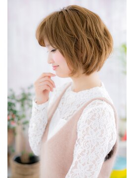 ミック ヘアアンドビューティー 大山店(miq  Hair&Beauty) ふんわり雰囲気の◎マシュマロボブ