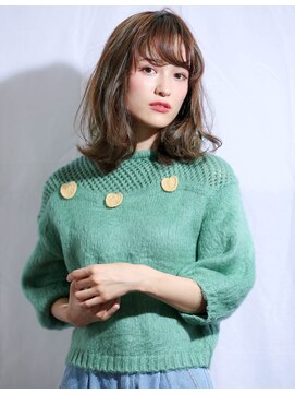 カラーワールド カンナヘアーメゾン(color world canna hair maison) 【豊中 庄内】cannaミディアム顔まわりレイヤー20代30代40代