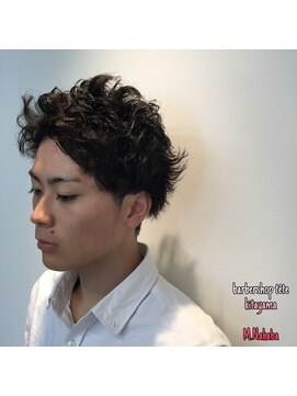 バーバーショップ テト キタヤマ(barber shop tete kitayama) 【tete】ピンパーマ メンズスタイル ミディアム【kitayama】