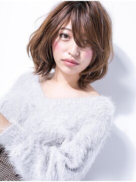 モッズヘア 越谷(mod's hair) *mod's越谷*斜めバングとひし形シルエットの小顔くびれミディw