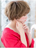 ■透け感ウルフパーマショートマッシュ104-13★上尾10代20代30代
