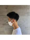 10代20代30代/メンズショート/ジェットモヒカン/刈上げ/2ブロ