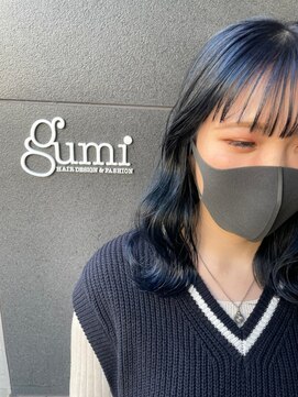 グミ(gumi) *gumi*ブルージュ×シースルーバング