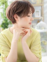 カバーヘア ブリス 上尾西口店(COVER HAIR bliss)&nbsp;フレンチカジュアル小顔束感マッシュショートa上尾20代30代40代!