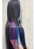 umi machi グレージュ＋マーメイドエクステ　2022/8/24