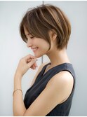 前髪あり大人ショート20代30代40代【AIN.表参道】川原大地