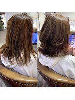 カミケン 方木田店(kamiken.)&nbsp;くびれレイヤーミディアム韓流あか抜け感【カミケン方木田店】