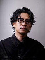 ゴールド 京都(GOALD)&nbsp;大人男髪ミディアムスパイラルミニウルフ　メンズパーマ