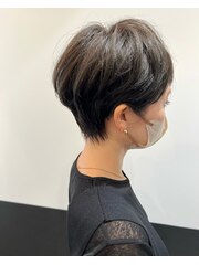 【Lateliercontent MIHO】40代50代60代　耳かけショート