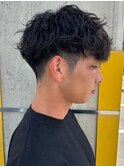 ツイストスパイラルパーマツイストパーマ波巻きスパイラルパーマ