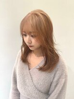 ラヴェストバイフレイスウェル(LOVEST by frace well)&nbsp;フェイスレイヤー×ベージュ系ルーツカラー