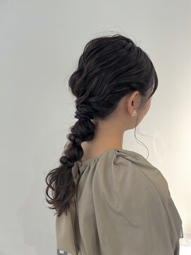 シュガー(SUGAR) 編みおろしhair arrange