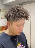 短髪ツイストスパイラルジェットモヒカンショートパーマ名古屋