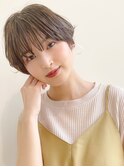 ★前下がりショートボブハンサムショートカットカラーパーマケア