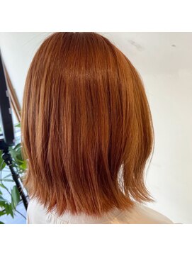 ヴォーグ美容室 橘店 アプリコットオレンジカラー