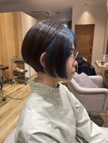 フィゼル あべのルシアス店(Aujua fizelle)&nbsp;インナーブルー　＊ 佐藤　空