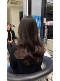 ロングパーマ/デジタルパーマロング/コテ巻きパーマ/韓国ヘア