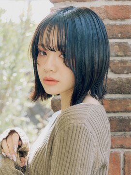 アビエクレール 河内花園(abije claire) シースルー前髪ボブvol.3