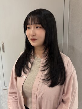 ヨーク(YOKE) 【YOKE】レイヤーカット顔周りレイヤーシャギーダークグレージュ