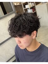 スイッチ(men's SWITCH)&nbsp;大分シャドウパーマ刈り上げレイヤーショートツーブロック