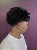 テーパフェード×フェザーパーマ