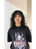 外国人風ハードパーマ
