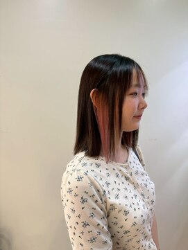 パーミル ヘア クマモト(permille ‰ hair Kumamoto) インナーピンク×うる艶