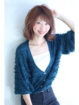 オーロ 西宮店(ORO) ニュアンスパーマ ナチュラルブラウン