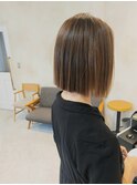☆きりっぱなしボブ・ミニボブ・アッシュベージュ☆小顔