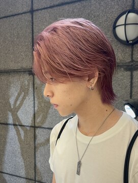 ゼスト フィーノ(ZEST fino) メンズ/ピンク/ブリーチ/ミルクティーベージュ/ハイトーン