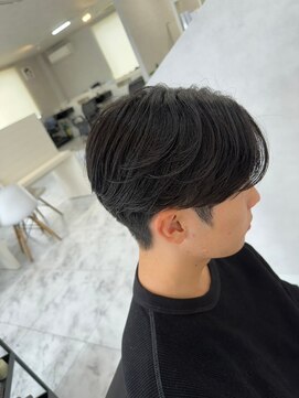 ブルーオーシャン 佐賀店(Blue Ocean) スパイキーショートパーマツイストスパイラルパーマビジネスヘア