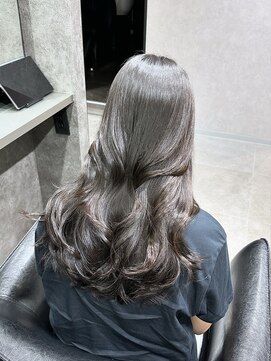 エースヘアー(A.hair) ラベンダーアッシュ/レイヤーカット/髪質改善