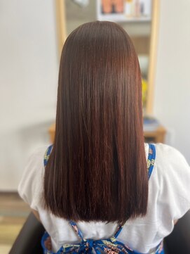 ルポ(repos) ツヤ髪ロング白髪染め髪質改善40代50代60代縮毛矯正清須新清洲