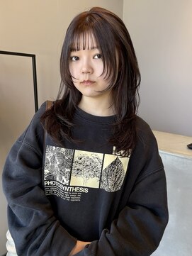 ニール(niil) 【REINA】マロンブラウン×柔らかレイヤー