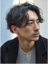 テーラヘアープラス 木更津2号店(TELA HAIR+)&nbsp;センターパート × ニュアンスパーマ