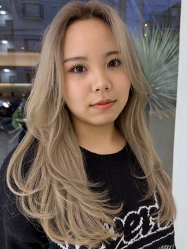 タイドヘア 茨木店(TIDE HAIR) 【海外HAIR】レイヤーカット/ハイトーンカラー