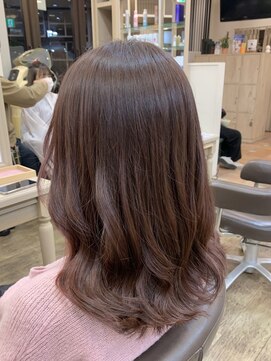 アルターリール(aL ter Rire) イメチェン/ピンクベージュ/アンブレラカラー/鎌取/福原遼華