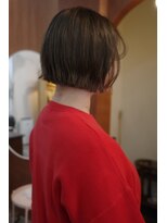 チャプター 問屋町(chapter)&nbsp;髪質改善ミニボブパツっとボブブリーチなし透明感ケアカラー