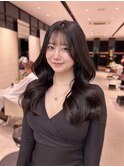 韓国ロングレイヤーカット髪質改善