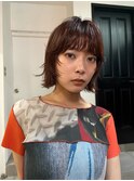 【表参道sheta小林】丸型ハッシュカットレイヤーボブオレンジ