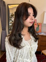 ヘアーアイスカルテット(HAIR ICI QUARTET)&nbsp;ブリーチなしカラー/レイヤー/夏/小顔/透明感