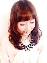 ビビグランジュテ(BiBi)&nbsp;高知 南国市 BiBi glandjete ライムベージュ×バウンスカール