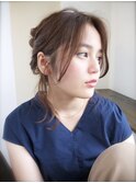 【Lepes】ミディアムヘアアレンジ☆編み込みアップ