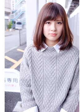 セシル 高津店(SECIL) ミディアムレイヤー　ストレートスタイル