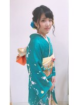 ヘアーサロン シバノ(Hair Salon SHIBANO)&nbsp;編み込みアップスタイル