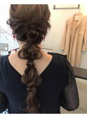 編みおろしアレンジ