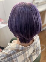 ヘアーガーデン バレッタ(hair garden barretta) 韓国風パールブルーのビビットcolor