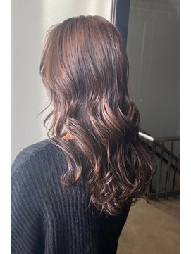 メーヴェ(Mowen) mowen 南堀江ピンクラベンダーx大人可愛いxラフウェーブ